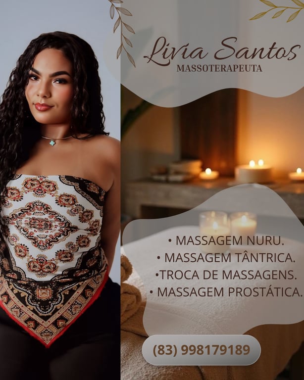 Livia Santos Massoterapeuta João Pessoa 