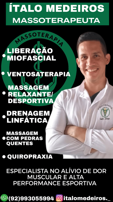 Ítalo Medeiros | Massoterapia Especializada em Manaus - AM Massagem tântrica