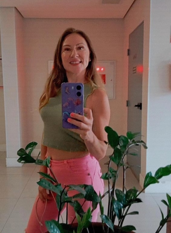 Terapeuta Shirley com seu próprio Studio 