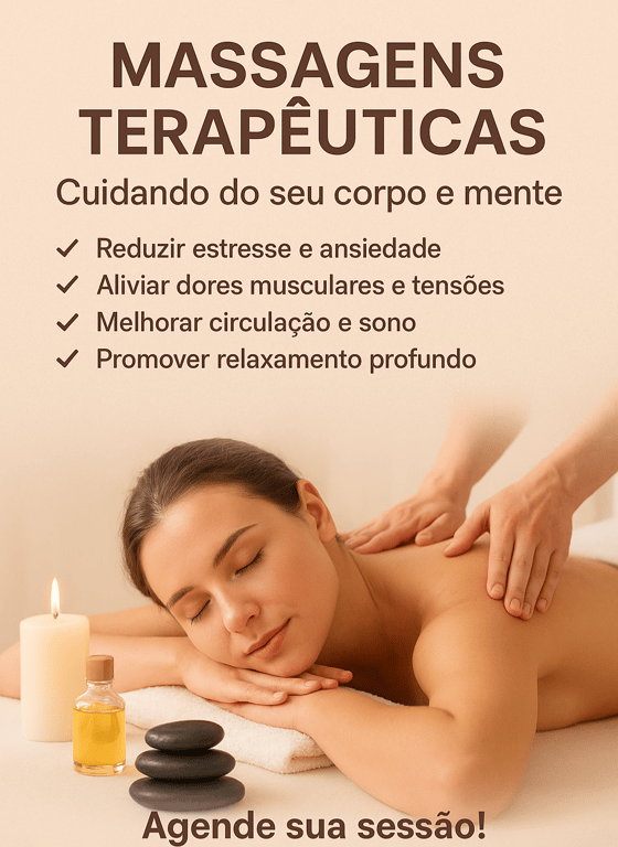  Massagens Terapêuticas – Cuidando do seu corpo e mente 