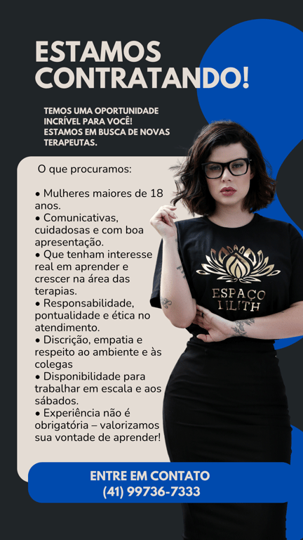 Atenção a Lilith está contratando 