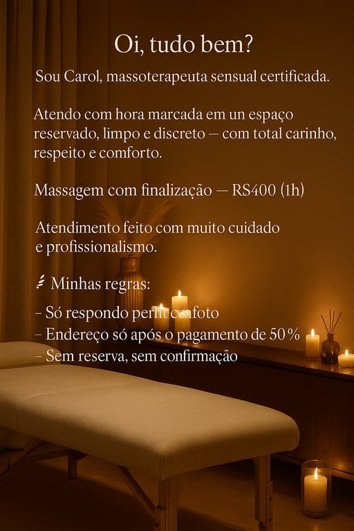 Carol | Massagista Certificada Massagem nuru