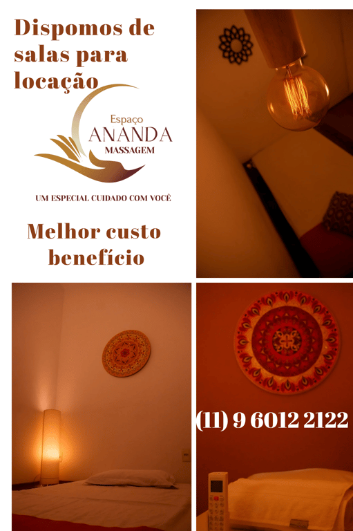 Sala para vc trabalhar com massagem sem se prender a horário 