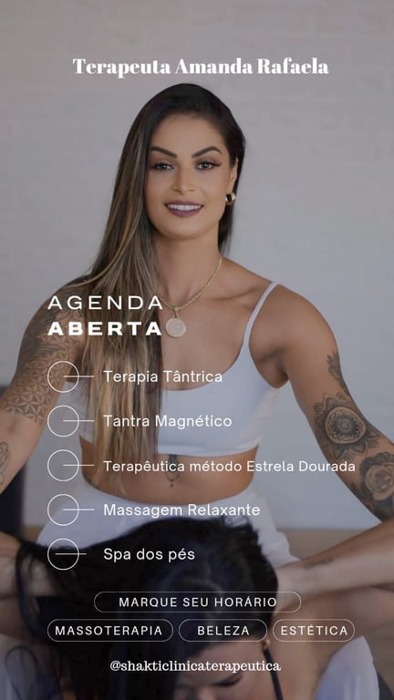 Terapeuta Amanda - conexão profunda Massagem em