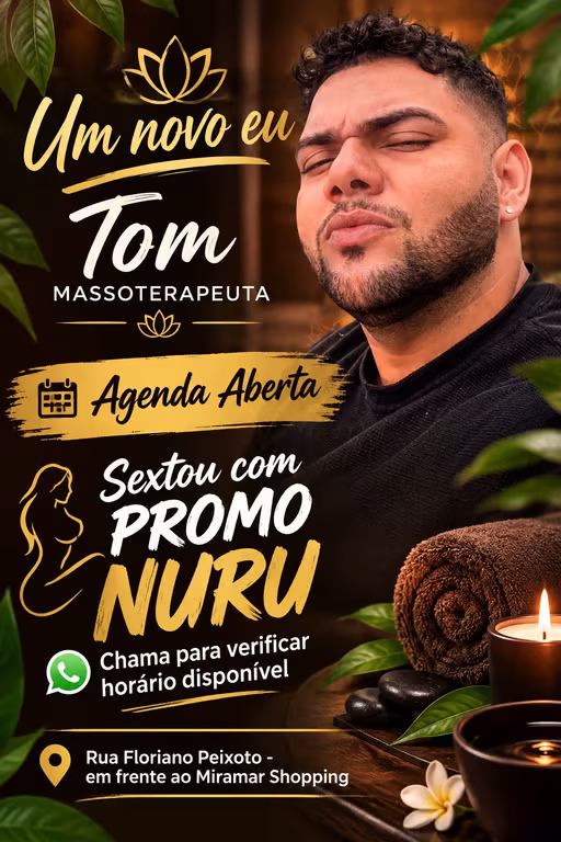 Tom Massoterapeuta e Terapeuta Tântrico