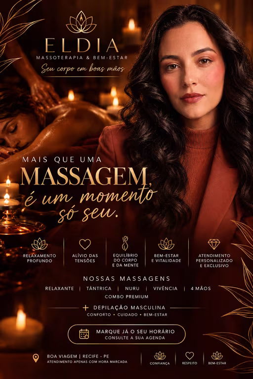 Massagens Exclusivas Relaxamento e Bem Estar