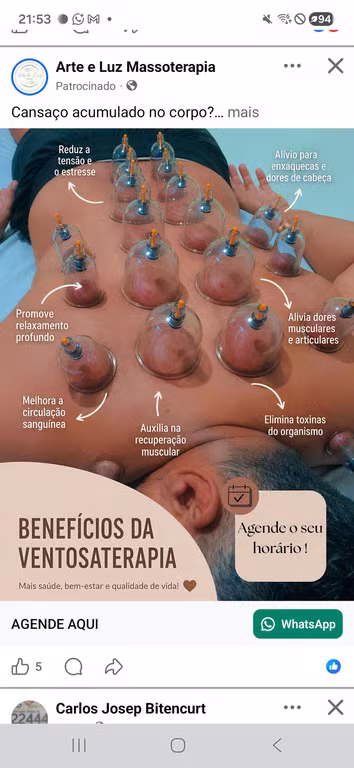 Espaço terapêutico Experiência personalizada e de qualidade Massagem