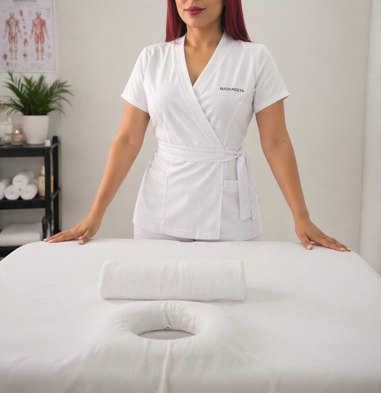 Luna massagista Massagem