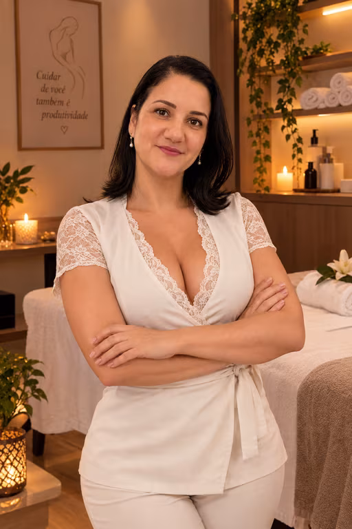 Atendimento com várias massagens e prostática. Massagem em