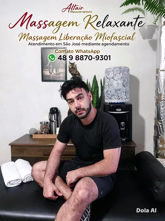 Altair massoterapeuta * Técnicas focada ao público masculino.