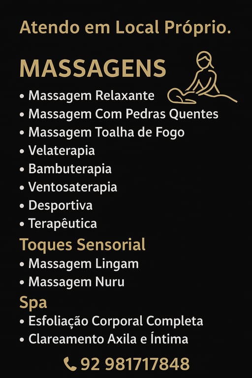 terapeuta Massoterapeuta Profissional - Massagem Relaxante e Pedras Quentes Massoterapeuta Profissional - Massagem Relaxante e Pedras Quentes