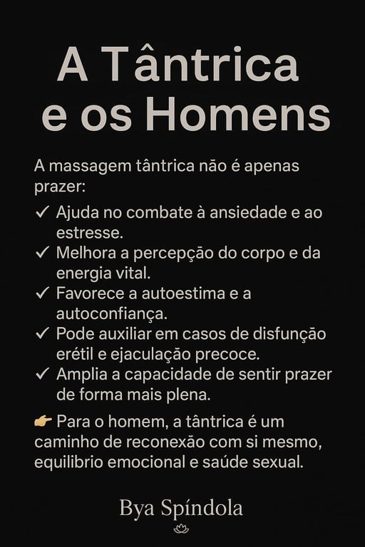 Bya Massagem Nova Friburgo Tântrica (Performance e Bem estar)! Massagem