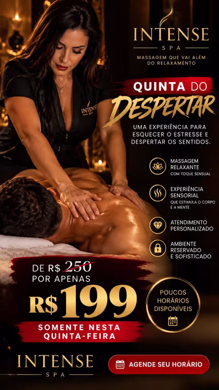 • Intense Terapias do Prazer/ Massagem Tântrica