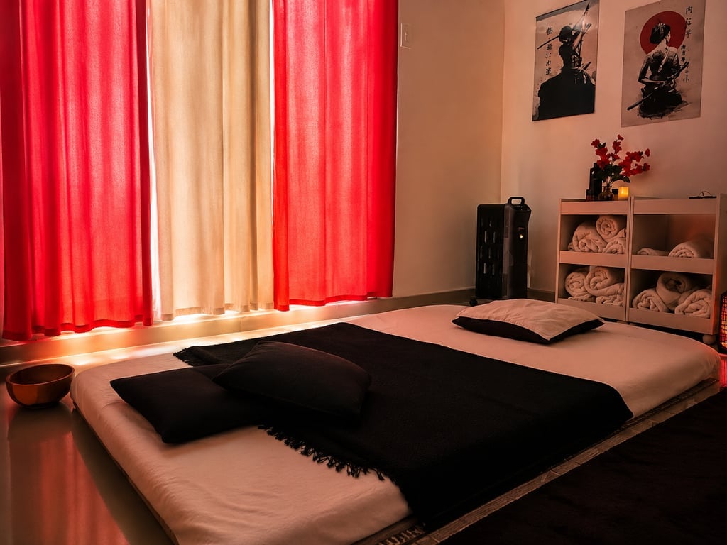 Mizuki Massagens Sensuais Exclusivas, local próprio. Massagem nuru
