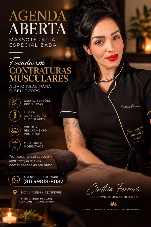 Cinthia Ferrari Terapias Massagem tântrica em