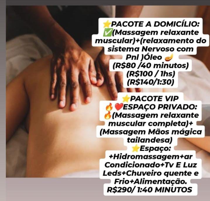 Richard Relaxante – Massagem Terapêutica para Corpo e Mente Massagem sensual em
