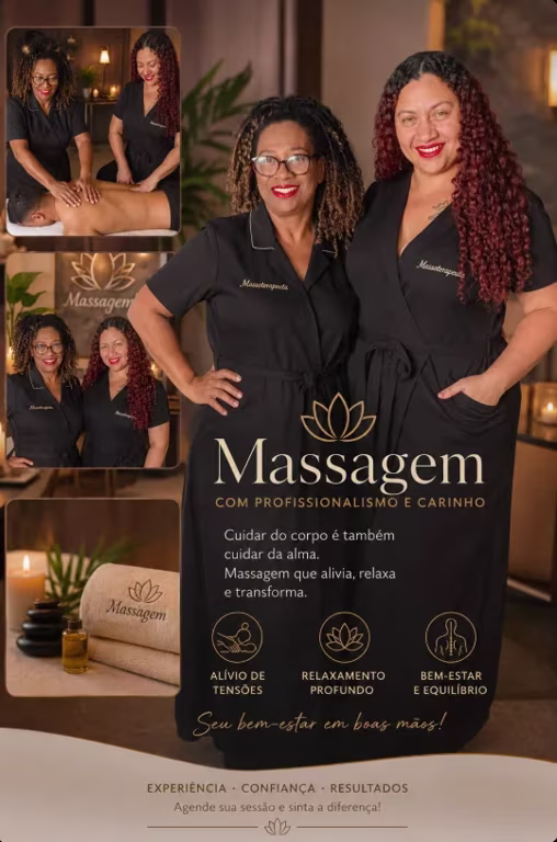 Olá meus amores e sou Edy massoterapeuta Massagem