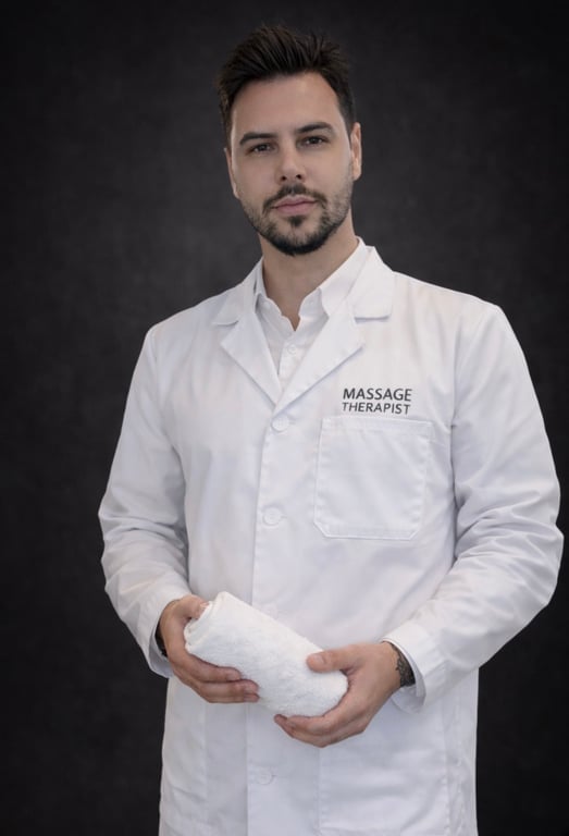 Massagem depilação e esfoliação.