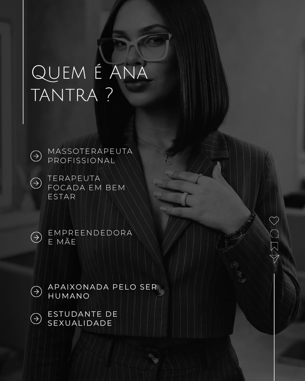 Ana Tantra FACILITADORA TÂNTRICA E CRIADORA DA JORNADA IMERSIVA(2H30) Massagem tântrica em