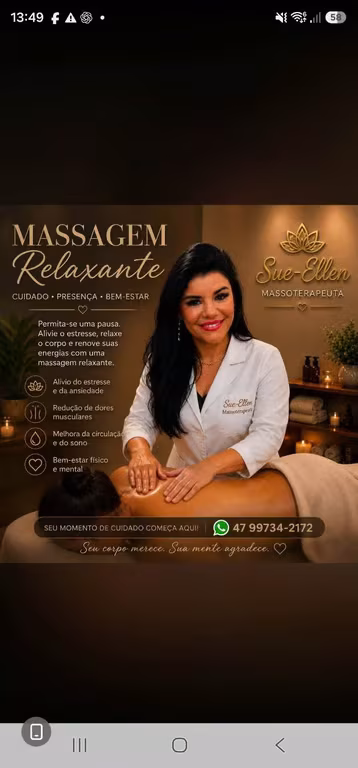 S. A. TERAPIAS / Massagens e Depilação
