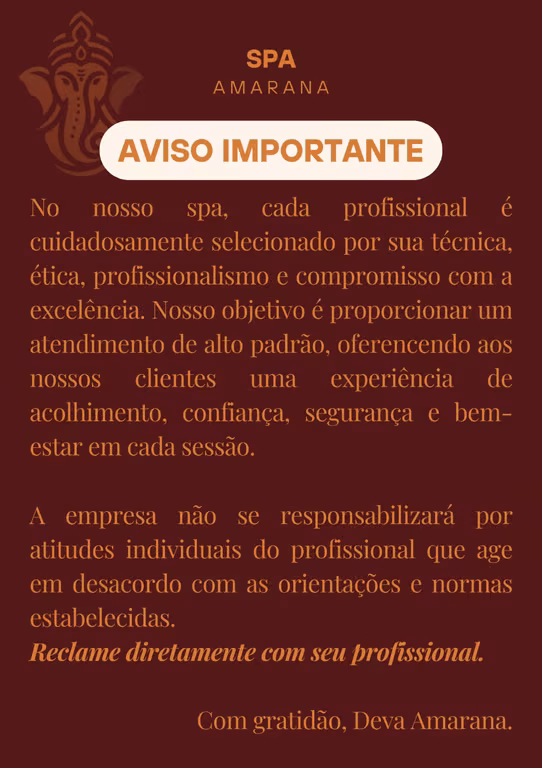 SPA AMARANA: Permita se sair da rotina e relaxar Massagem