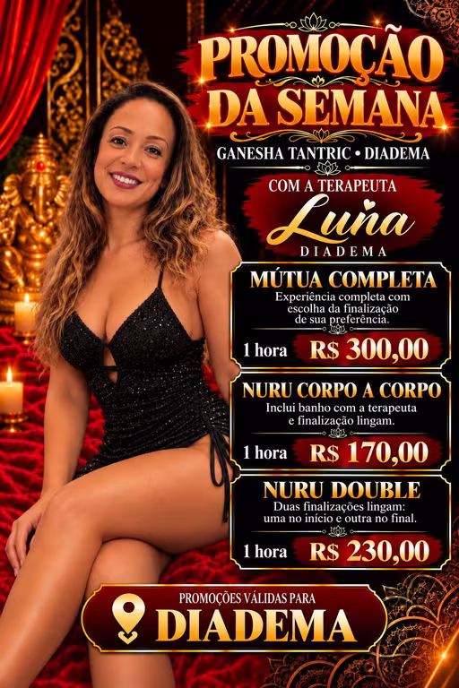 Ganesha tantric Promoção Nuru+ banho com a terapeuta 160,0(1 hora)
