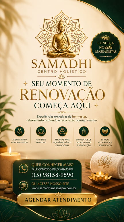 Samadhi – O Toque Que Desperta Seus Sentidos e Vai Além da Imaginação.