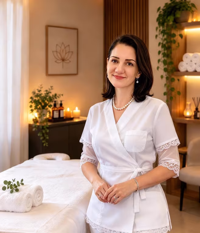 Atendimento com várias massagens e prostática.