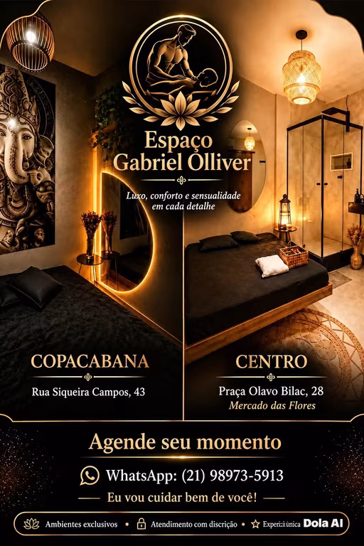 Masso Gabriel Olliver A melhor massagem do Rio! Massagem