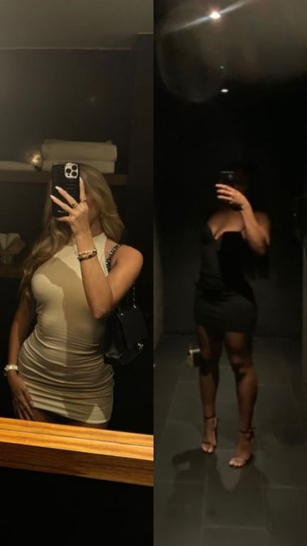 Lara e Bianca Loira e morena