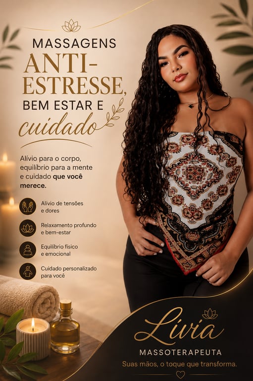 Massagem Anti-Estresse | Lívia Santos – Bem-estar, Presença e Equilíbr