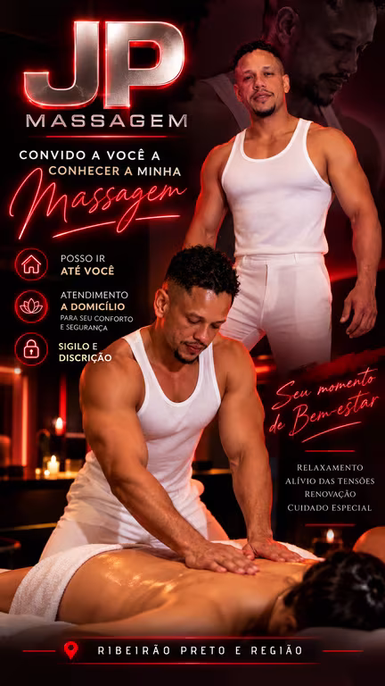 JP Massoterapeuta Masculino | Experiência Exclusiva