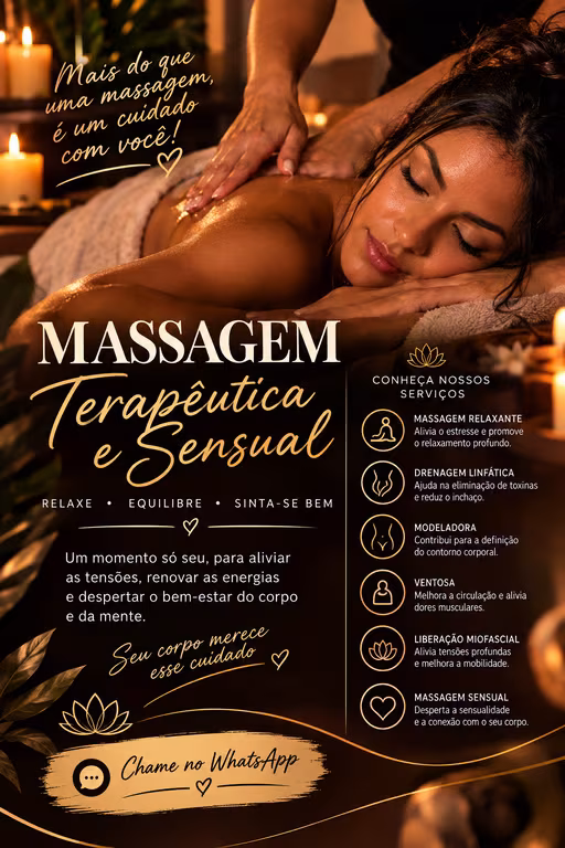 Massoterapeuta Relaxante Massagem incrível