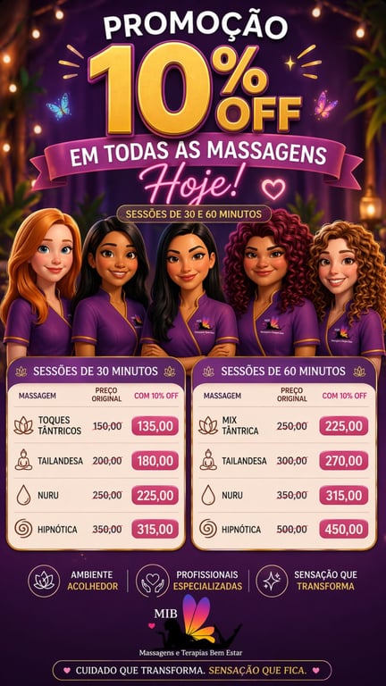 MIB - Massagens sensuais e tântricas no Itaim Bibi. Massagem sensual