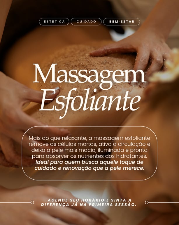 Experiência de bem estar Massagem em