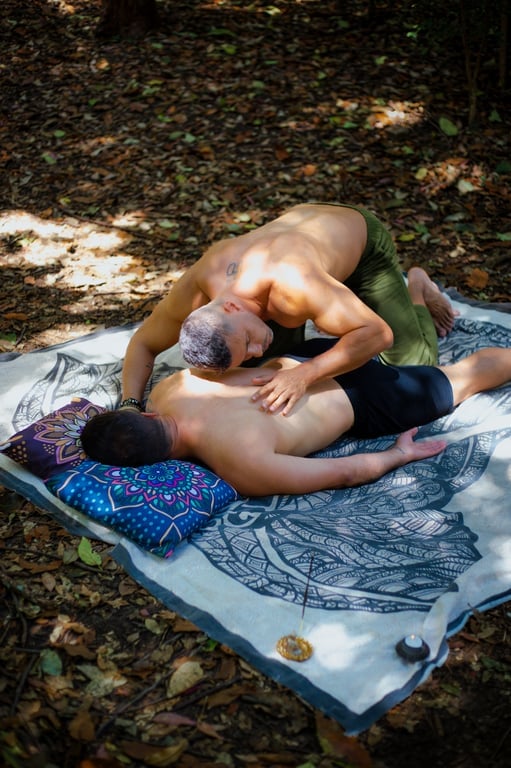 Massagem corporal Massagem em