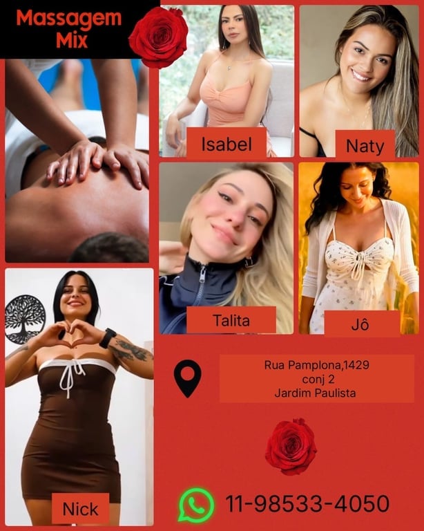 terapeuta Massagem Mix Jardins: A melhor hora para a sua Massagem Massagem Mix Jardins: A melhor hora para a sua Massagem