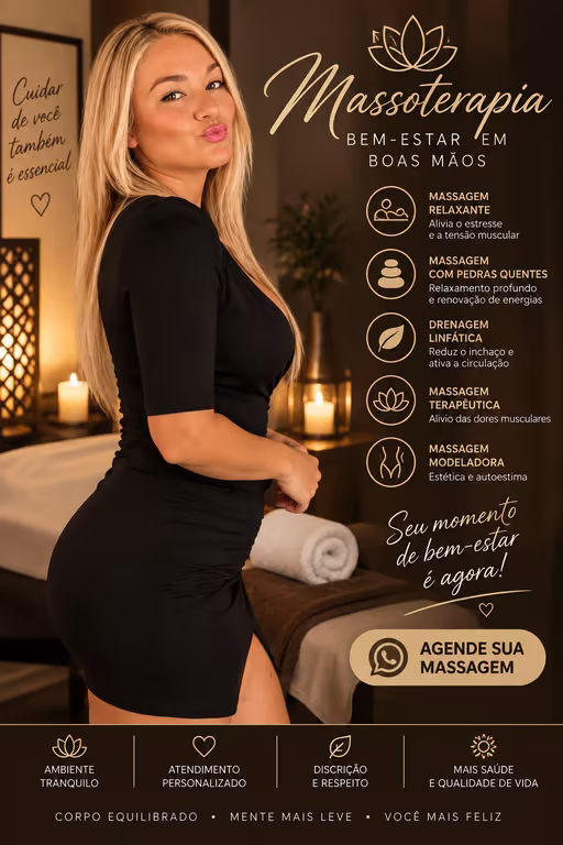Bruna Massoterapeuta com excelência!!! Massagem