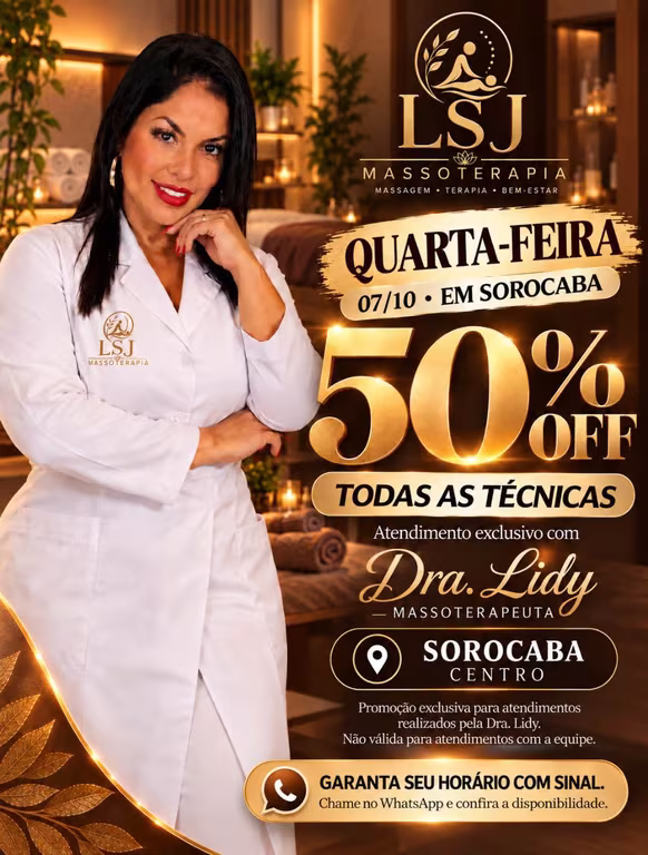 Lidy | Gestora Comercial de Massoterapia