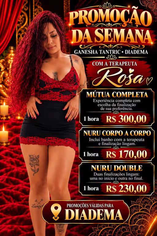 Ganesha Tantric | Massagens Nuru 150,0 duração 1 hora