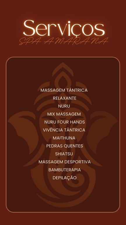 SPA AMARANA: Permita se sair da rotina e relaxar Massagem