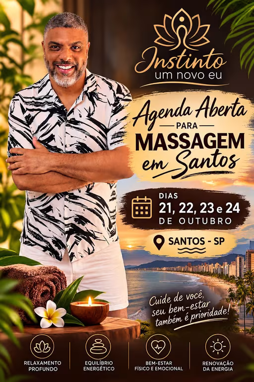 Terapeuta Tantrico somente nos dias 21,22, 23 e 24 de outubro