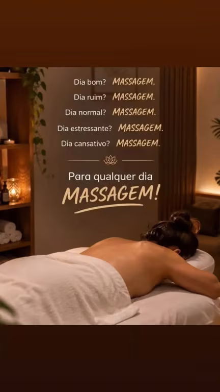 Espaço terapêutico Experiência personalizada e de qualidade Massagem
