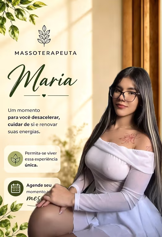 Maria atendimento confortável e discreto.