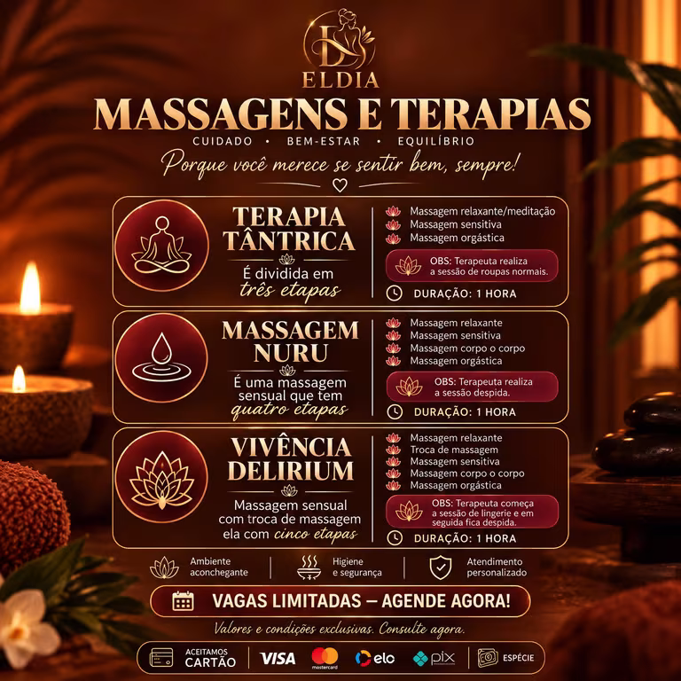 Massagens Exclusivas Relaxamento e Bem Estar Massagista em