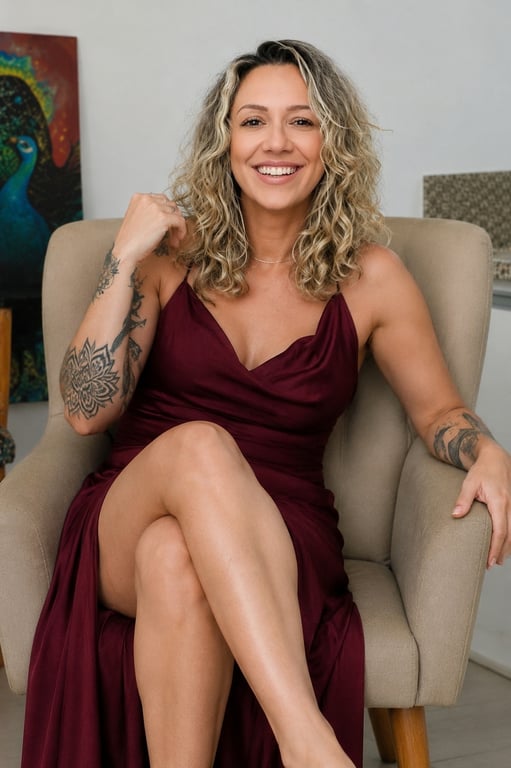 Terapeuta Flávia promovendo saúde e prazer através da massagem