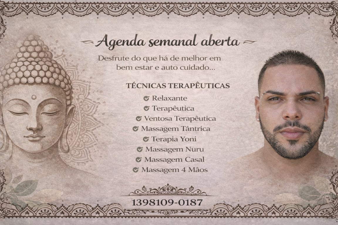 Alves Massoterapeuta e Terapeuta Tântrico Massagista em