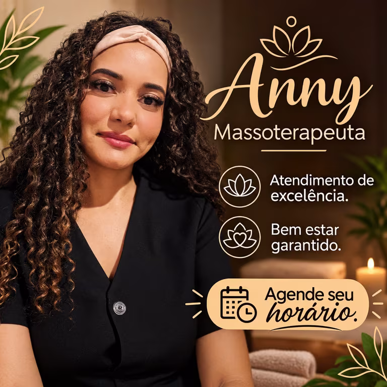 Anny Massoterapeuta | Massoterapia Sensorial e Relaxamento Profundo