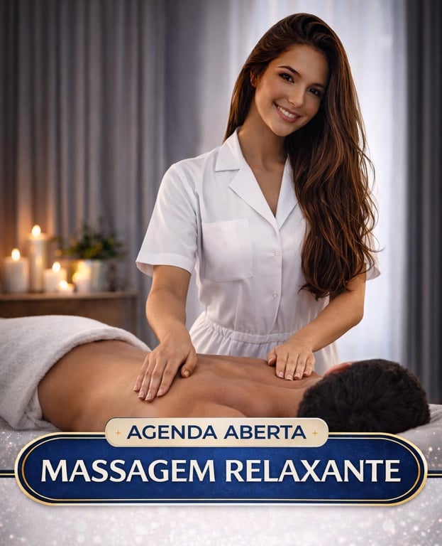 Massagem Relaxante, Tântrica e 4 mãos