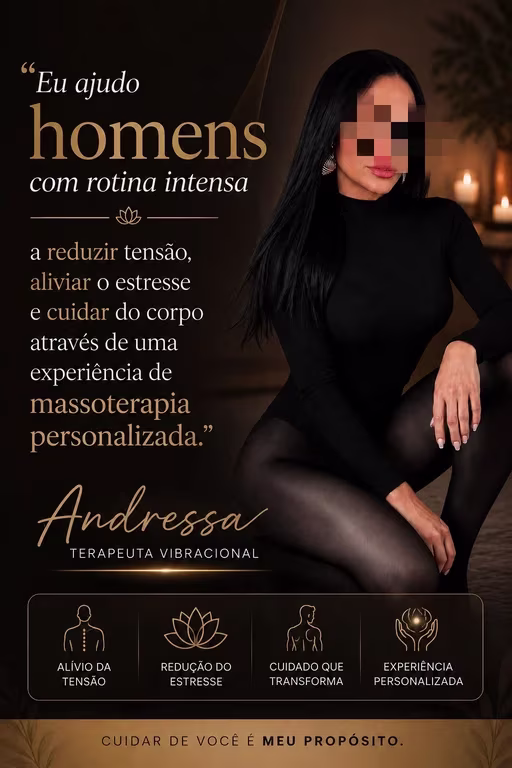 Terapias do Prazer 100% Discreta Massagem em